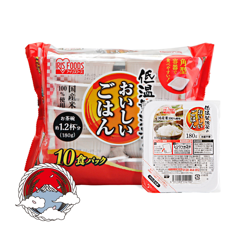 【IRIS】日本直送即食白飯150g×10入裝(效期2023/10/27)