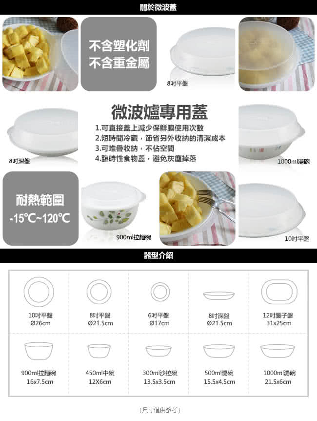 【CORELLE 康寧】純白8吋平盤(108)