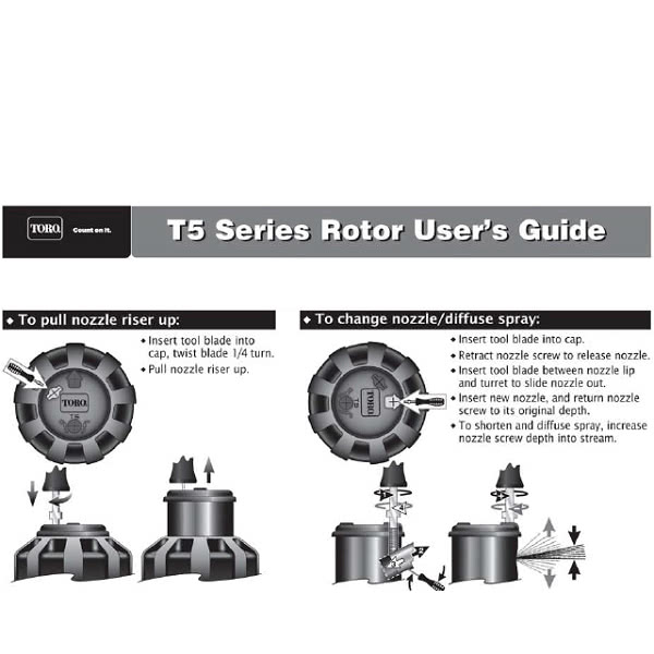 【灑水達人】美國TORO6分T5隱藏噴頭長19cm可彈跳12.7cm調整40-360度(黑)