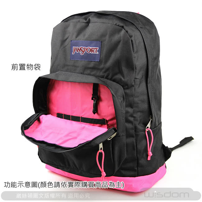 【JanSport】多功能背包-CITY SCOUT(聖誕紅)