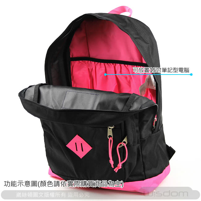 【JanSport】多功能背包-CITY SCOUT(聖誕紅)