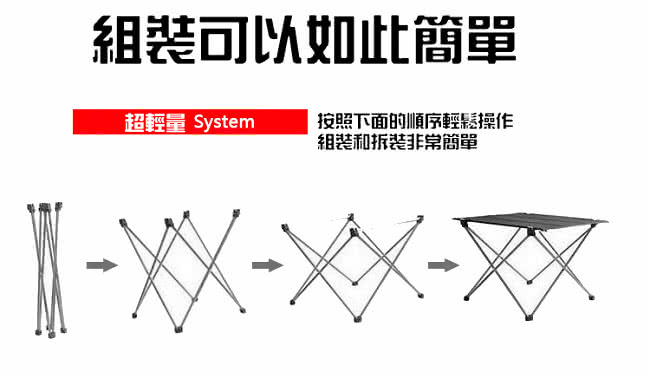 【韓國SELPA】鋁合金戶外摺疊餐桌/露營桌/旅行桌.