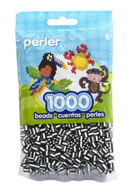 【Perler 拼拼豆豆】1000顆單色補充包-108斑馬條紋(特殊色)