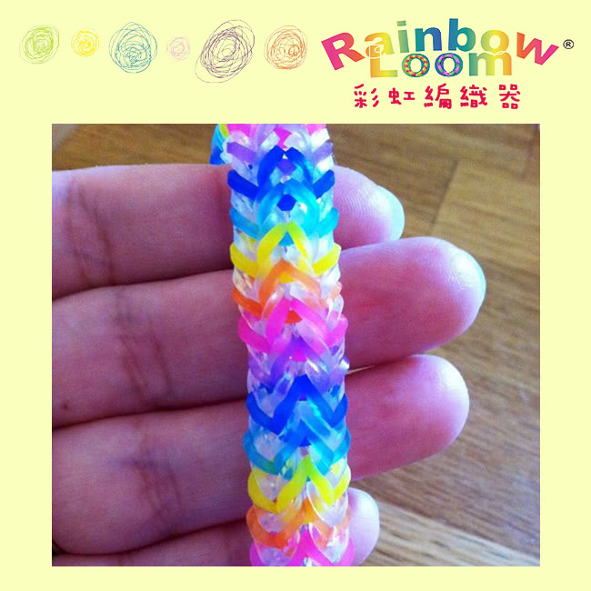 【BabyTiger虎兒寶】Rainbow Loom 彩虹編織器 彩虹圈圈 300條 補充包(金屬金色)