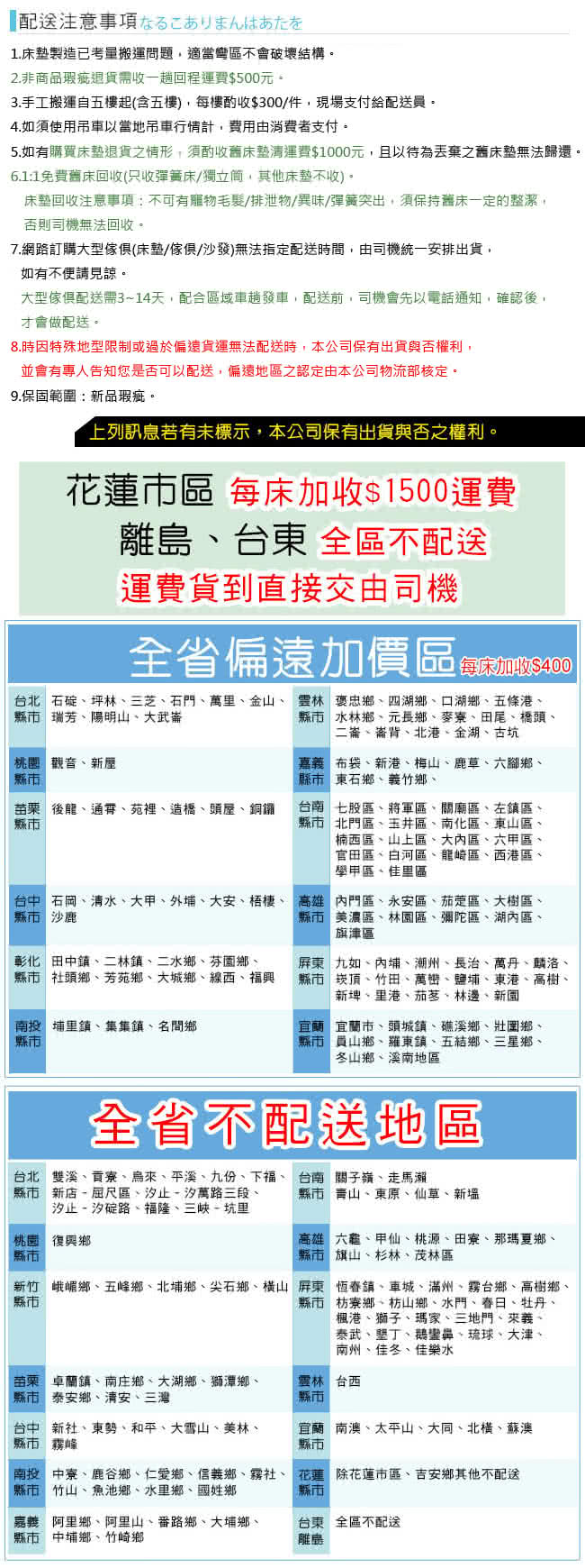 【亞珈珞】正三線立體加厚緹花布硬式獨立筒床墊3.5X6.2尺(單人加大)