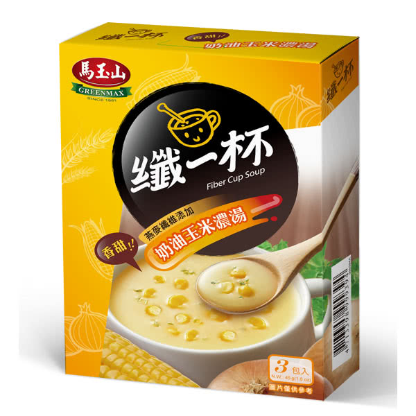 【馬玉山】纖一杯-奶油玉米濃湯(3入)