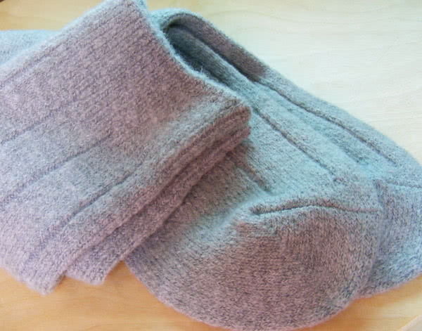 【TiNyHouSe小的舖子】保暖羊毛襪 超值2雙組入(淺灰色M/L號 T-10)
