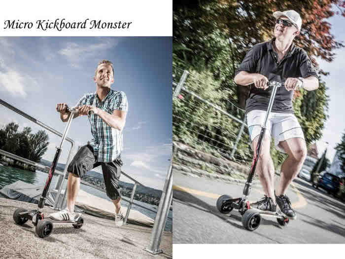 【瑞士第一 Micro】Kickboard Monster 三輪滑板車(2in1 可替換式把手)