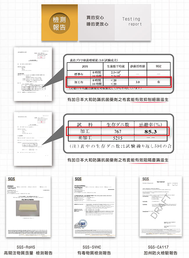 【House Door】日本防蹣抗菌布套10cm厚竹炭支撐記憶床墊(雙人加大6尺)