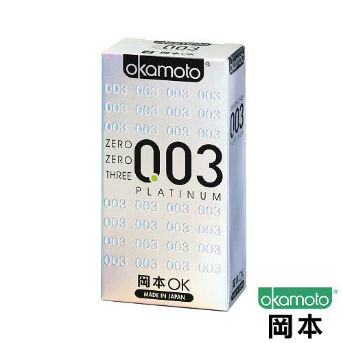 【岡本OK】003 Platinum白金保險套(6入X 4盒)