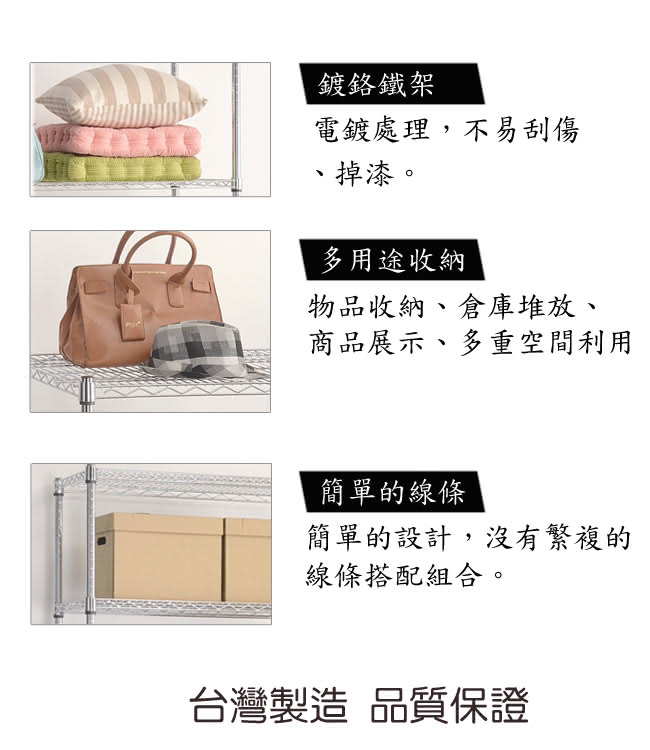 【海克力士】120*45*120六層置物鐵架