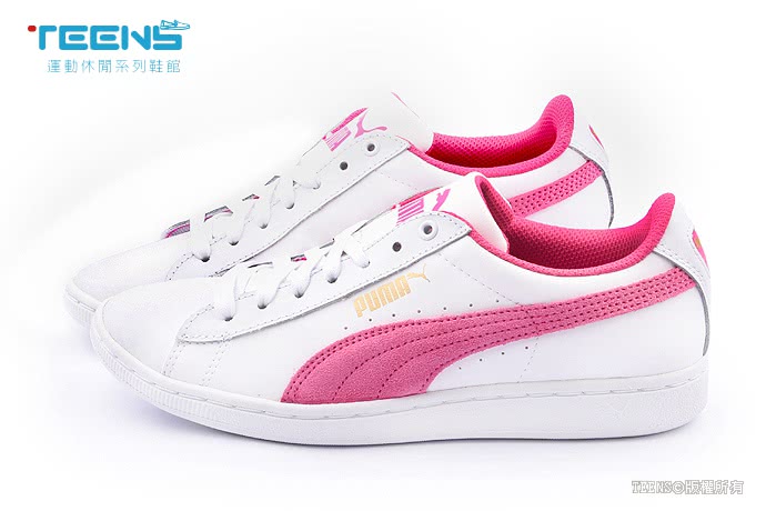 【PUMA】女款Puma Vikky LS 休閒鞋(359453-02-白粉)