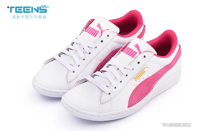 【PUMA】女款Puma Vikky LS 休閒鞋(359453-02-白粉)