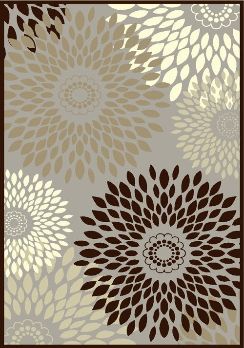 【范登伯格】卡斯☆頂級立體雕花絲質地毯-綻放(150x230cm)