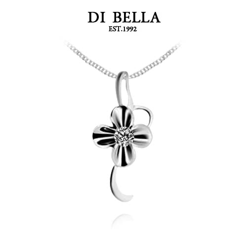 【DI BELLA】春光綻妍天然鑽石墜鍊(3分)