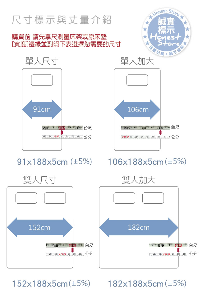 【House Door】TENCEL天絲舒柔布頂級涼感天絲5cm乳膠床墊(單人加大3.5尺)