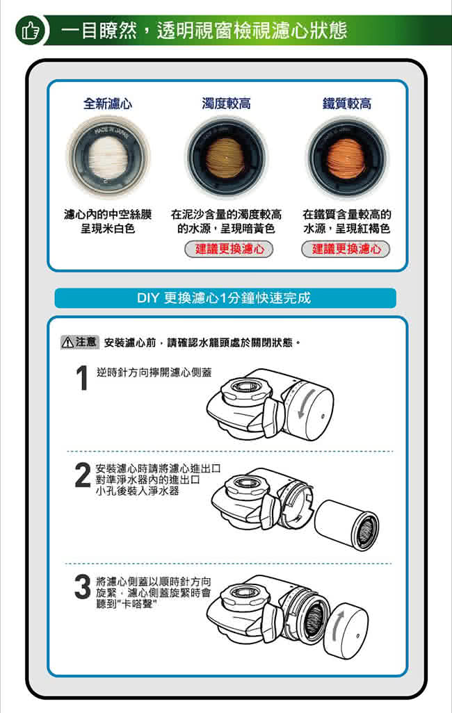 【3M】中空絲膜龍頭式淨水器(AC300)