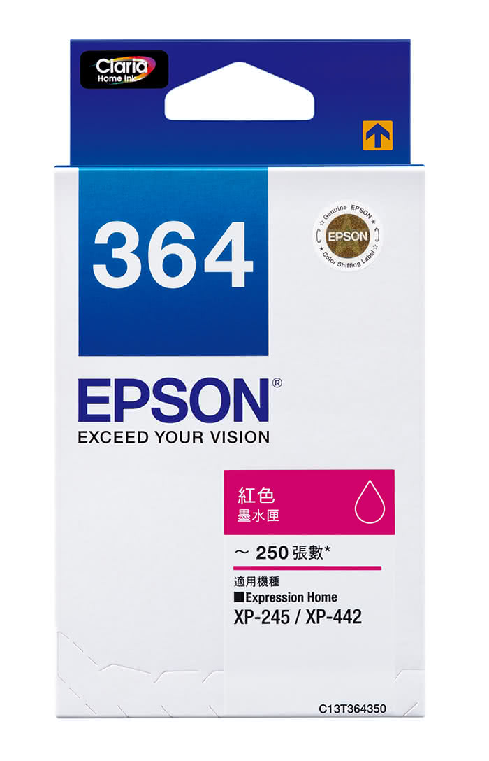 【EPSON】T364350  標準型紅色墨水匣(T364350)