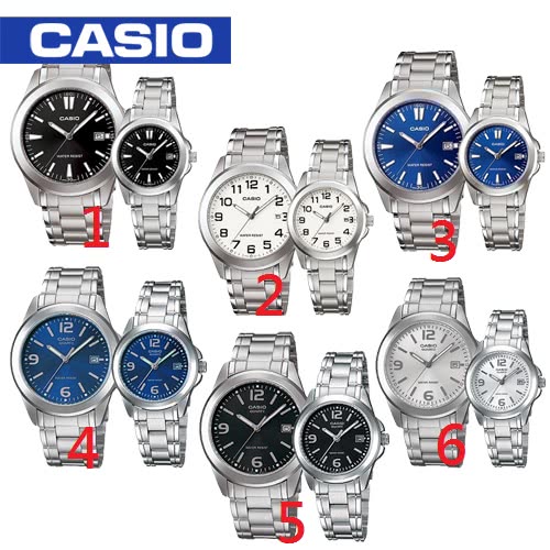 【CASIO 卡西歐】送禮首選-甜蜜情人對錶附2個錶盒(MTP-1215A+LTP-1215A)