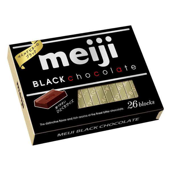 【明治】黑巧克力盒裝-26枚(120g)