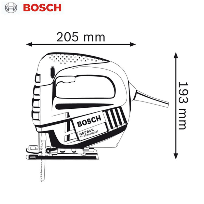 【BOSCH】線鋸機 GST-65E