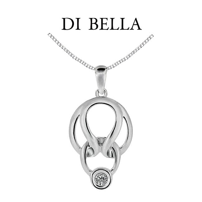 【DI BELLA】耀眼時刻天然鑽石墜鍊(3分)