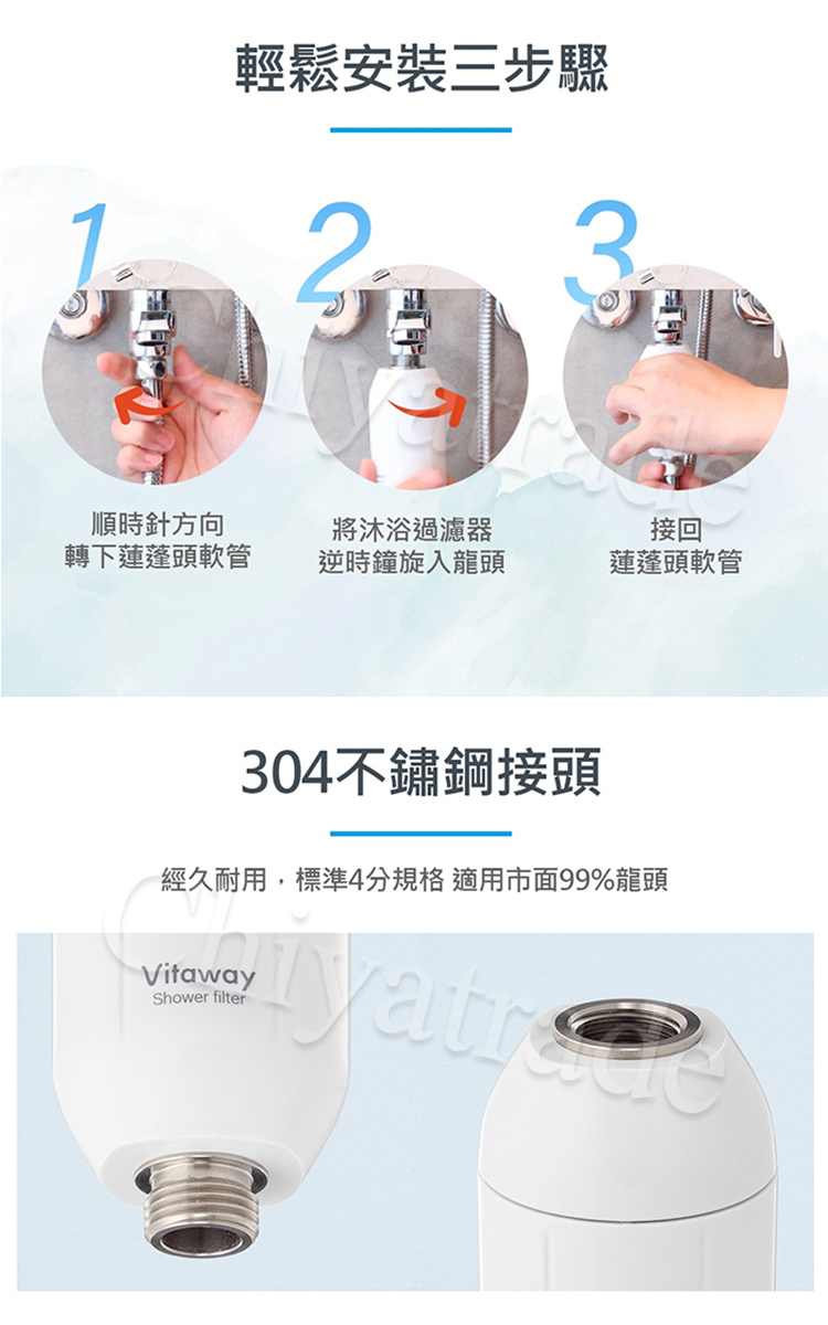Vitaway維他惠 活水沐浴器 - 詳情6