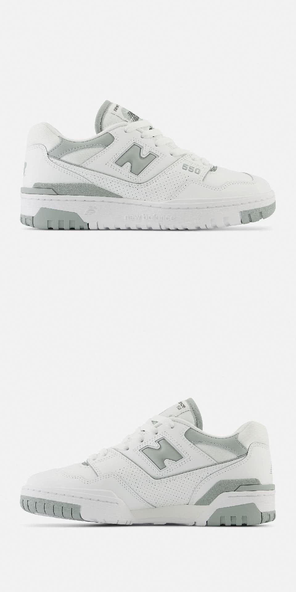 NEW BALANCE 休閒鞋 550 女鞋 白 灰綠 皮革 NEW BALANCE 休閒鞋 550 女鞋 白 灰綠 皮革