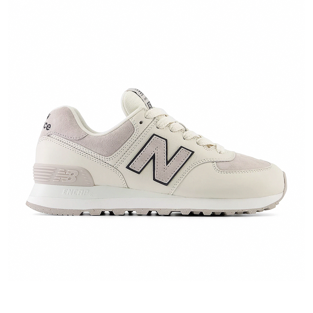 NEW BALANCE 574 女鞋 米白灰色 復古 麂皮 NEW BALANCE 574 女鞋 米白灰色 復古 麂皮