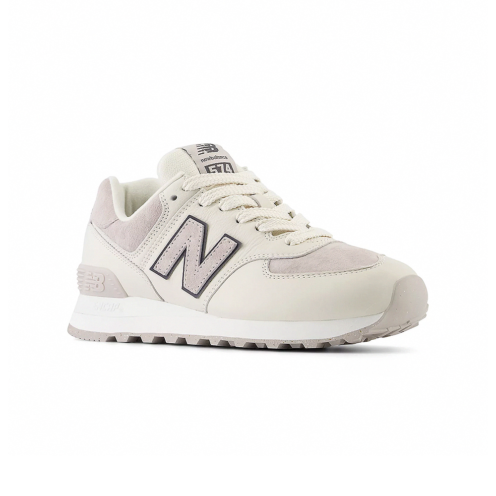 NEW BALANCE 574 女鞋 米白灰色 復古 麂皮 NEW BALANCE 574 女鞋 米白灰色 復古 麂皮