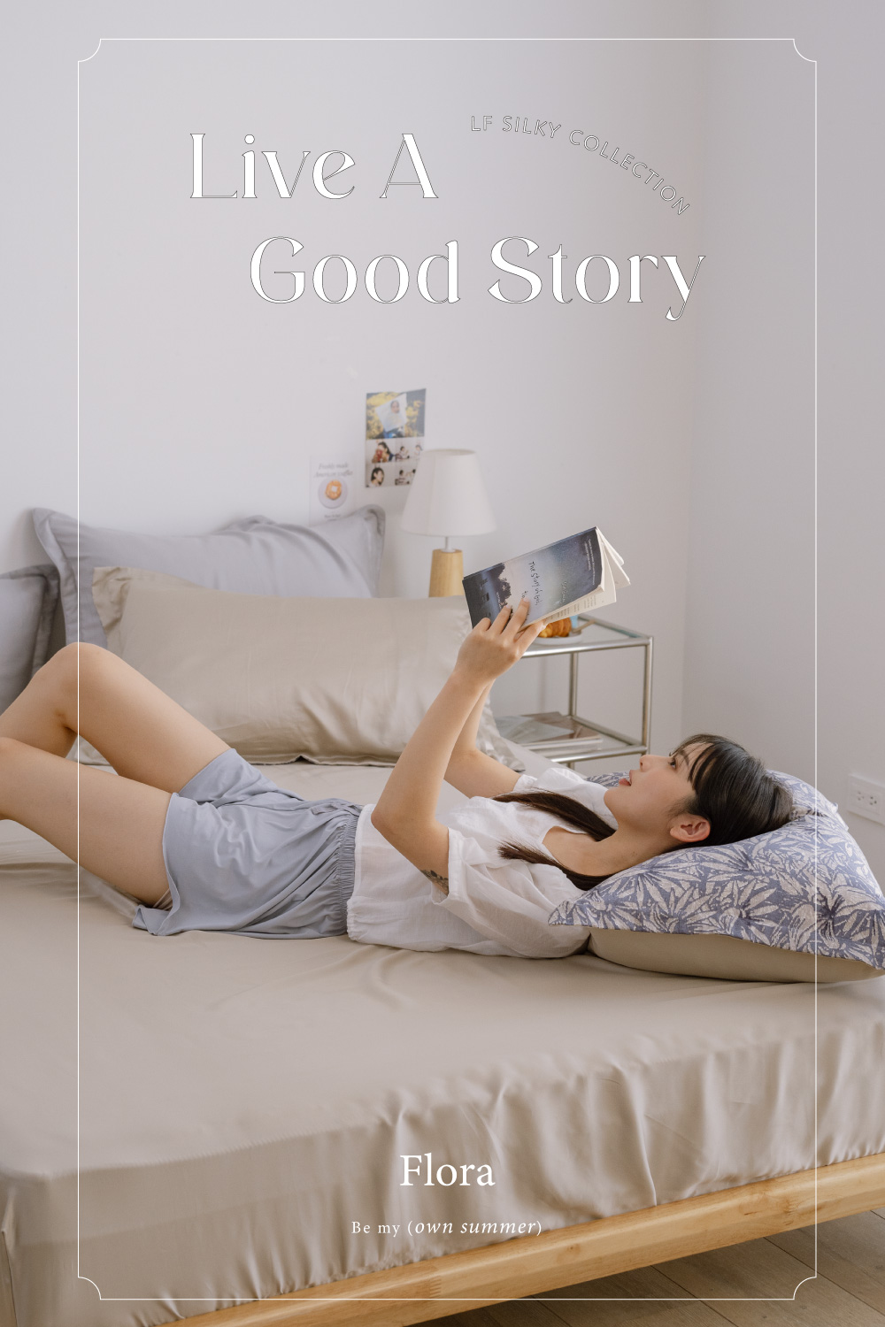 翔仔居家 60支天絲 床包+枕套-3件組-Flora(雙人特 翔仔居家 60支天絲 床包+枕套-3件組-Flora(雙人特