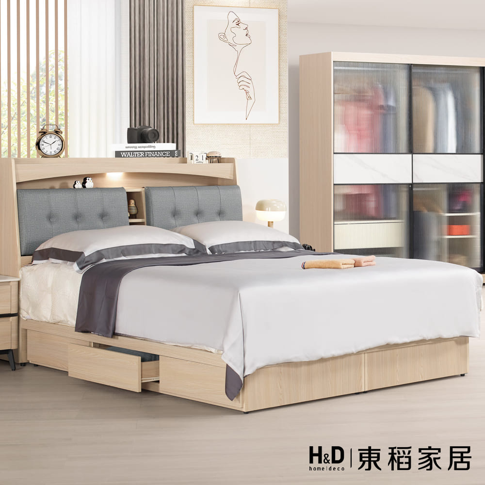 H&D 東稻家居 抽屜式床底6尺(TCM-08157) 推薦 H&D 東稻家居 抽屜式床底6尺(TCM-08157) 推薦
