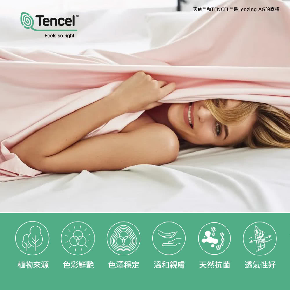 AmoreCasa 100支頂級奧地利蘭精天絲兩用被加大床包 AmoreCasa 100支頂級奧地利蘭精天絲兩用被加大床包