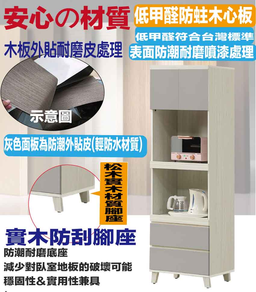 文創集 泰勒曼2尺雙拉盤二抽電器櫃/高餐櫃折扣推薦 文創集 泰勒曼2尺雙拉盤二抽電器櫃/高餐櫃折扣推薦