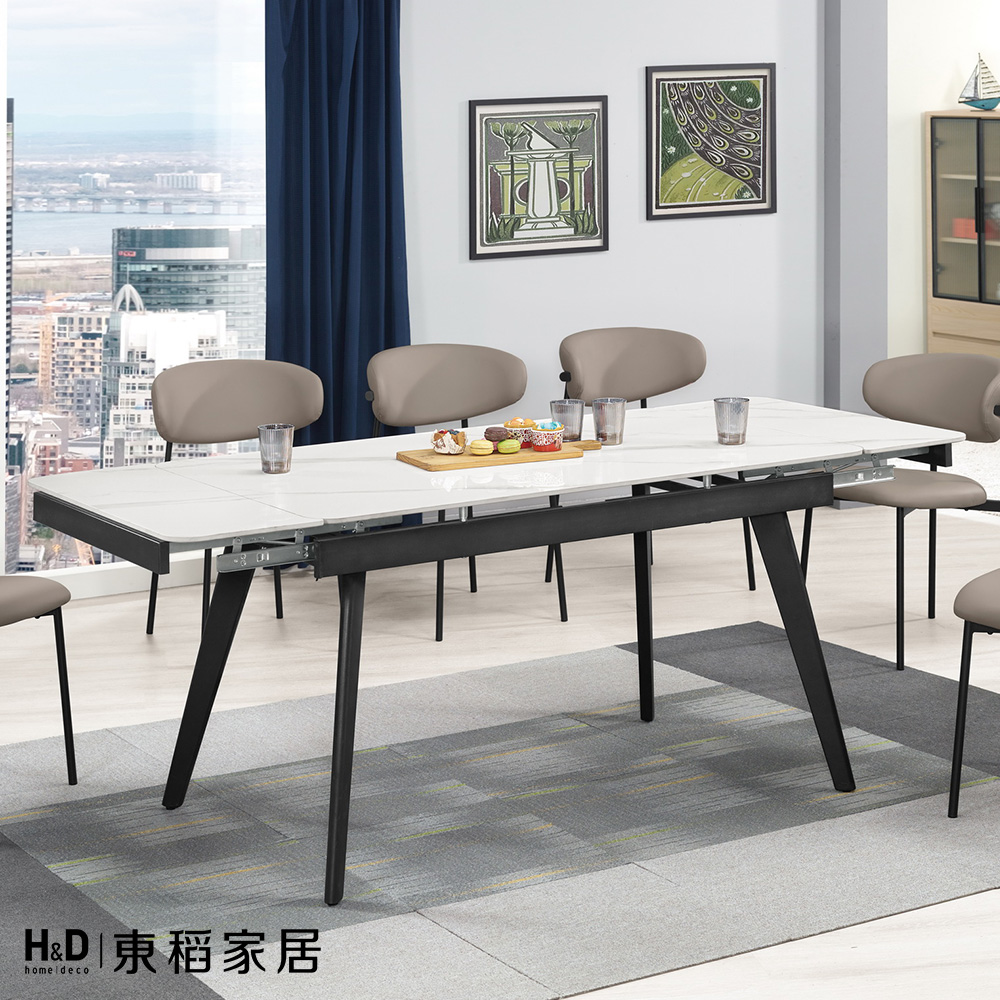 H&D 東稻家居 多功能岩板圓桌6.5尺(TCM-08286 H&D 東稻家居 多功能岩板圓桌6.5尺(TCM-08286