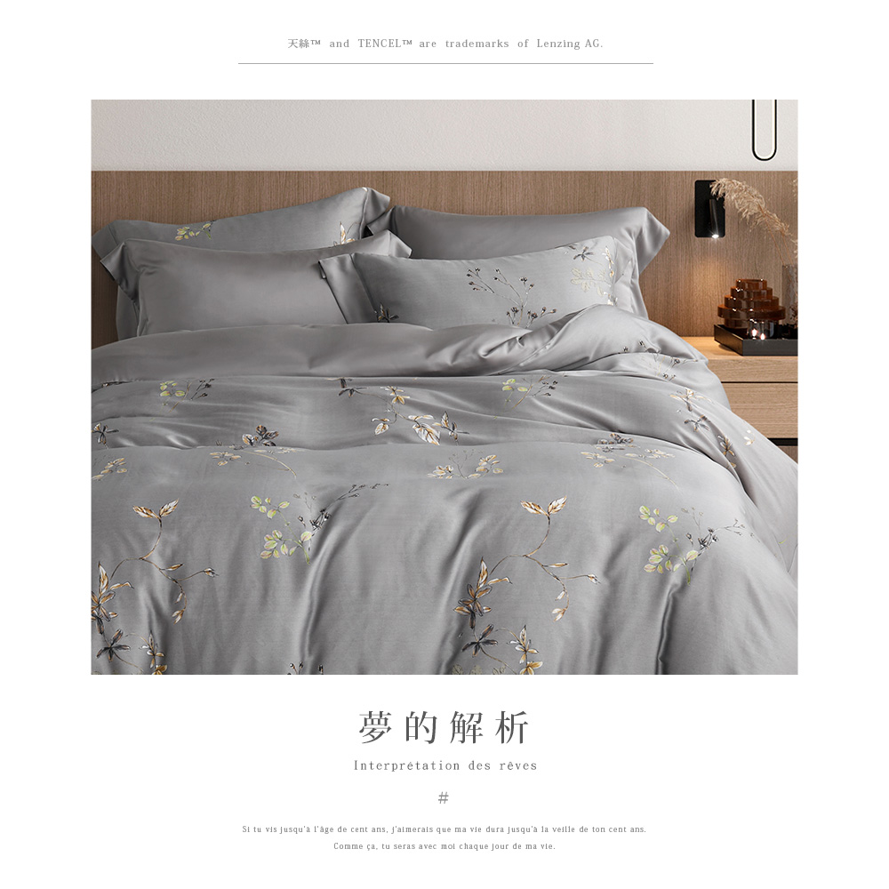 DUYAN 竹漾 60支100%天絲三件式兩用被床包組 / DUYAN 竹漾 60支100%天絲三件式兩用被床包組 /