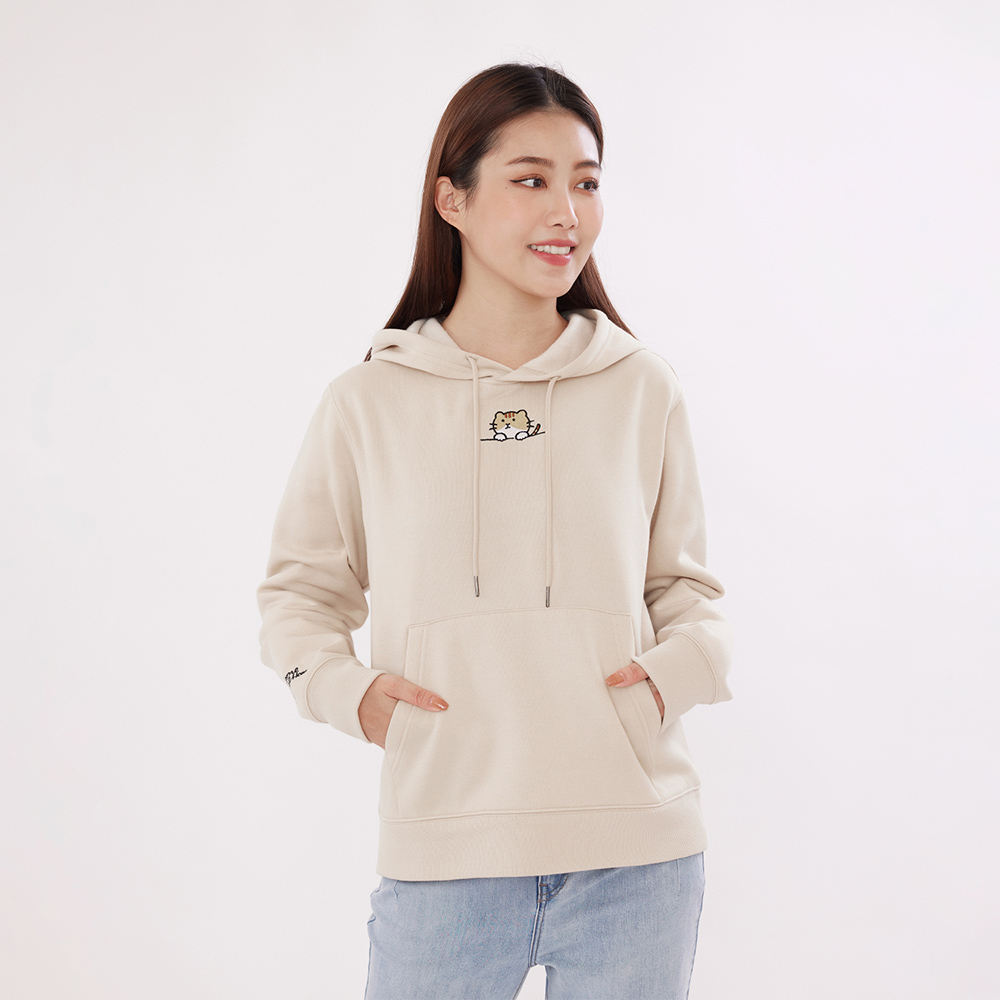 GIORDANO 佐丹奴 女裝 連帽長袖上衣 潮味決聯名系列 GIORDANO 佐丹奴 女裝 連帽長袖上衣 潮味決聯名系列