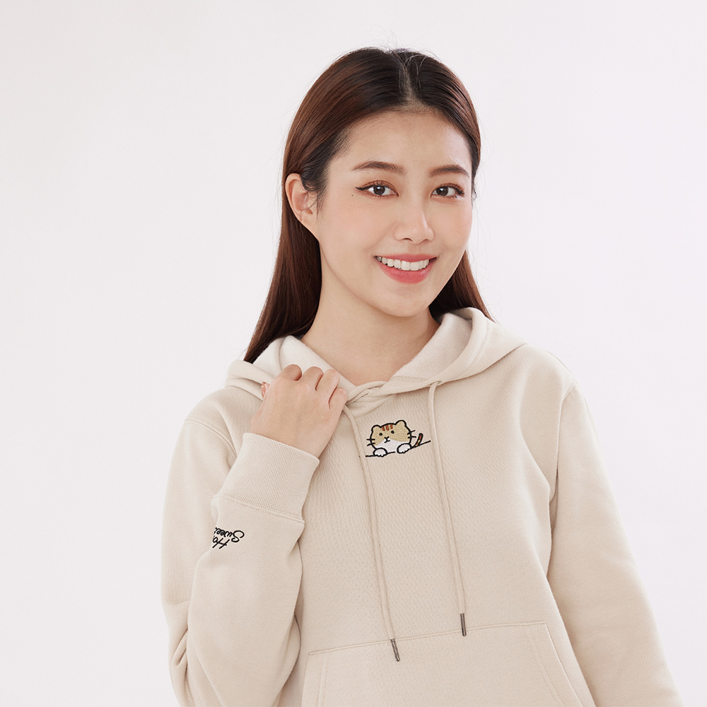 GIORDANO 佐丹奴 女裝 連帽長袖上衣 潮味決聯名系列 GIORDANO 佐丹奴 女裝 連帽長袖上衣 潮味決聯名系列