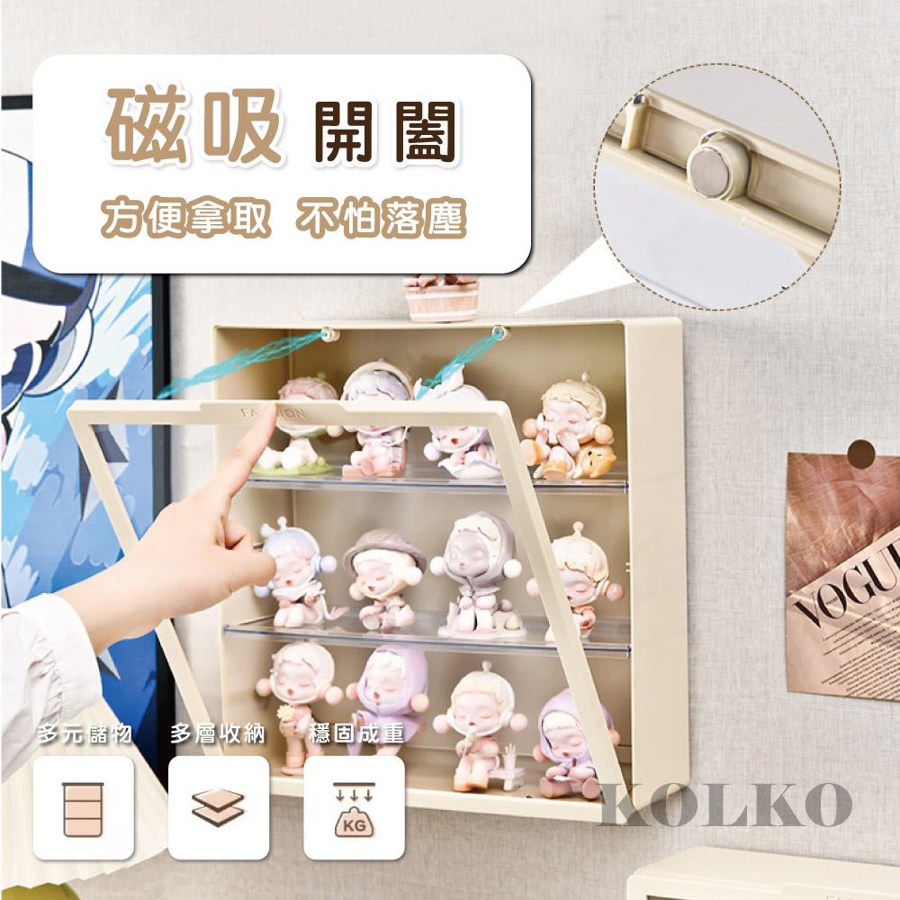 KOLKO 克魯克家居 壁掛公仔展示盒 贈壁掛貼(雙11 公 KOLKO 克魯克家居 壁掛公仔展示盒 贈壁掛貼(雙11 公