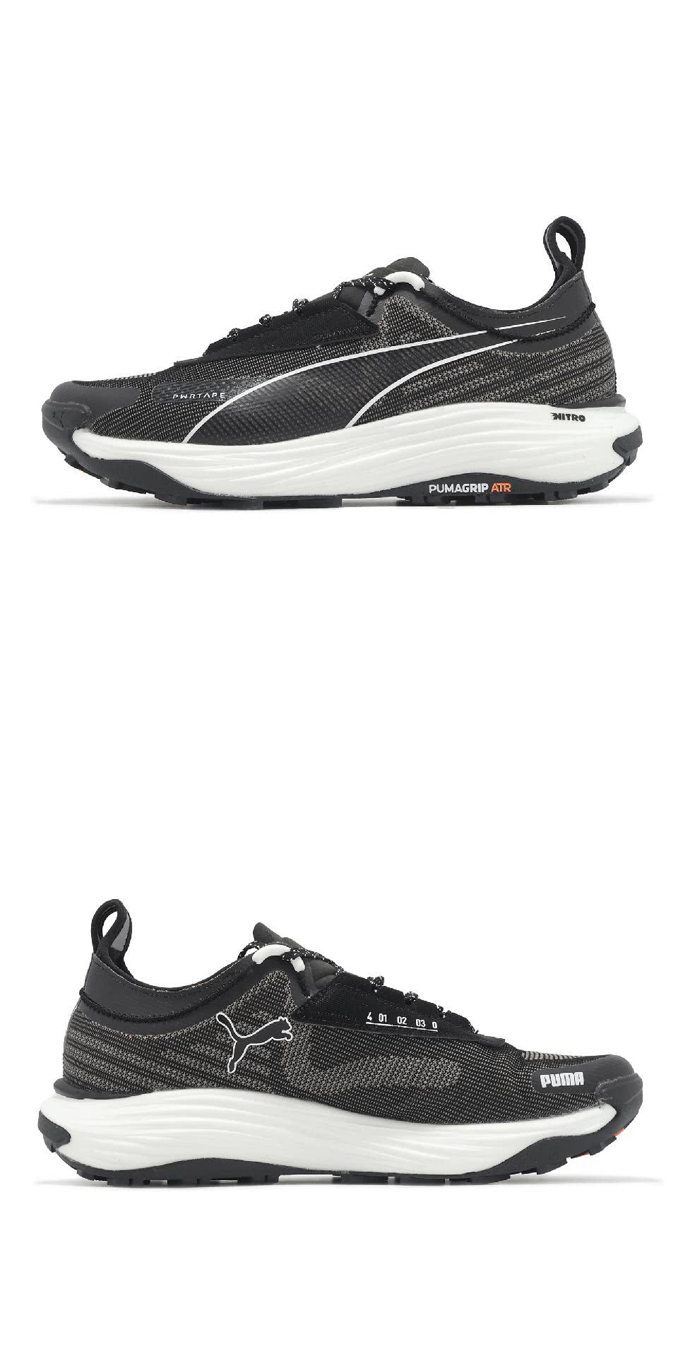 PUMA 慢跑鞋 Voyage Nitro 3 男鞋 黑 白 PUMA 慢跑鞋 Voyage Nitro 3 男鞋 黑 白