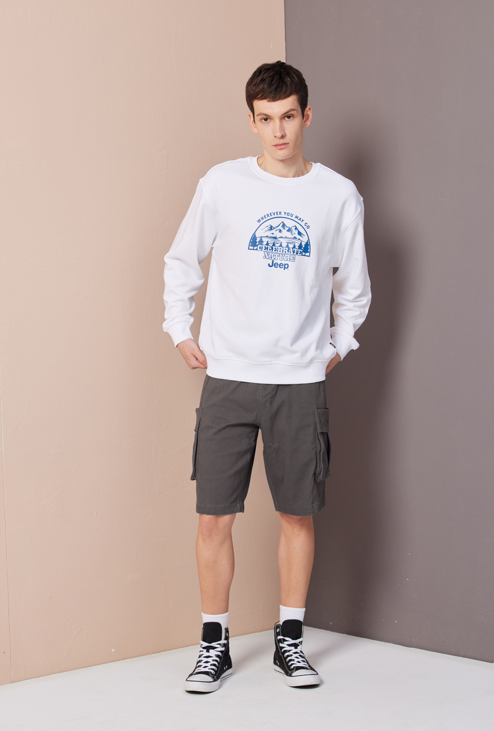 JEEP 男裝 率性立體多口袋短褲(灰色)優惠推薦 JEEP 男裝 率性立體多口袋短褲(灰色)優惠推薦