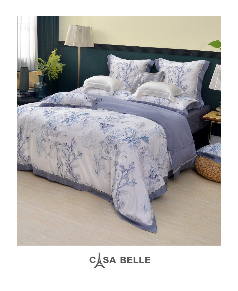 格蕾寢飾 CASA BELLE 《藍色珊瑚海》加大天絲四件式 格蕾寢飾 CASA BELLE 《藍色珊瑚海》加大天絲四件式