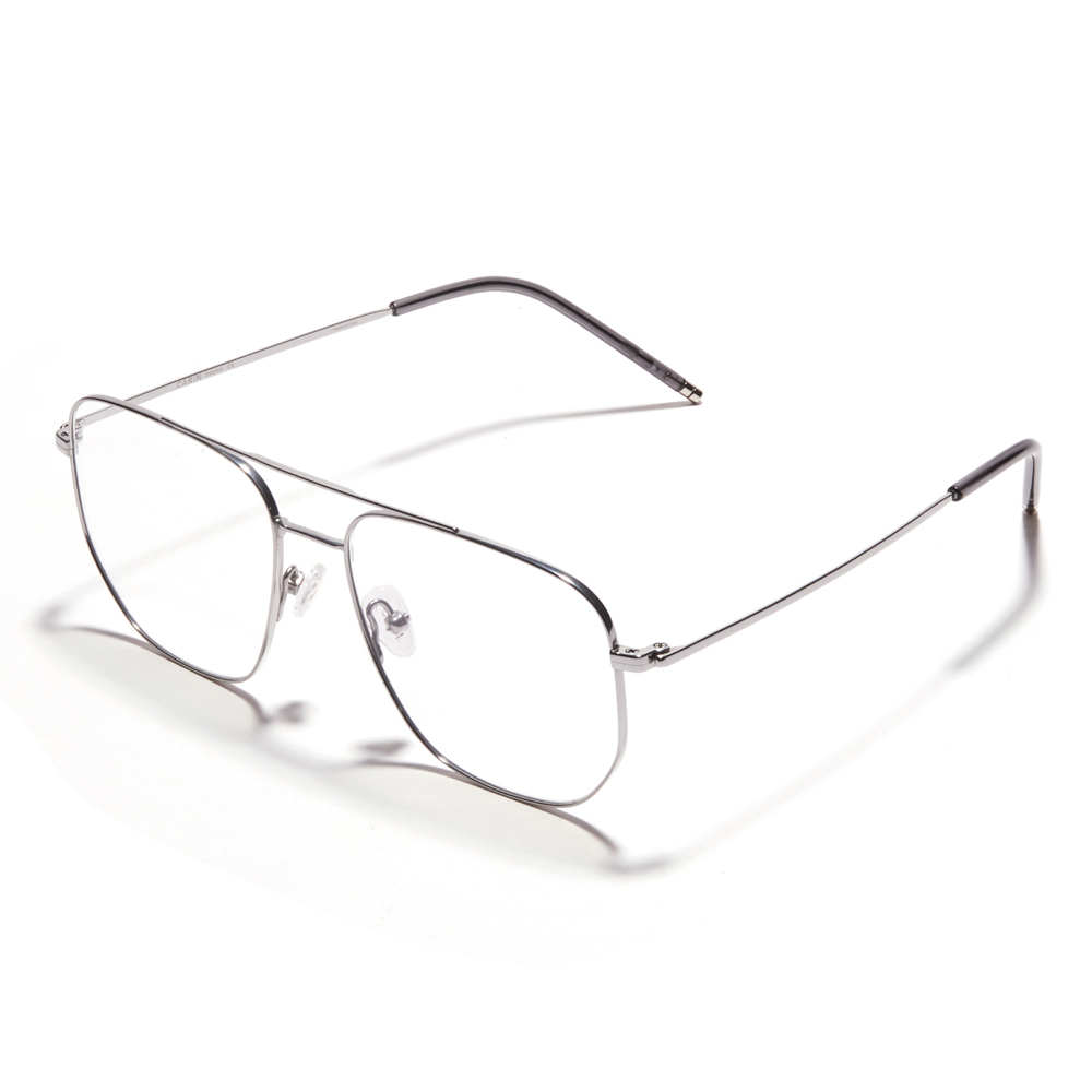CARIN 飛官款金屬光學眼鏡 NewJeans代言(銀 # CARIN 飛官款金屬光學眼鏡 NewJeans代言(銀 #