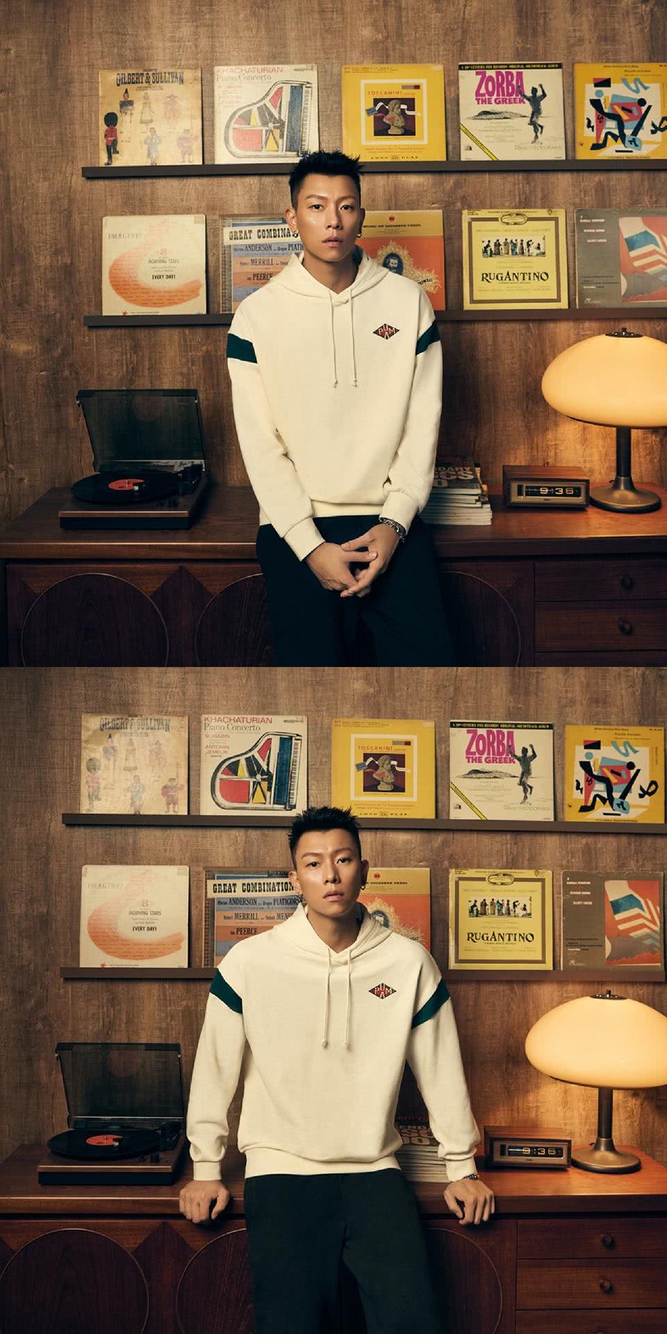 PUMA 帽T Sports Legacy 男款 白 綠 寬 PUMA 帽T Sports Legacy 男款 白 綠 寬