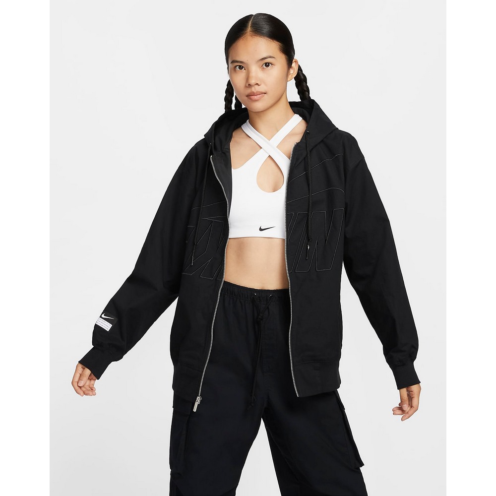 NIKE 耐吉 寬版連帽外套 運動外套 休閒外套 夾克 女款 NIKE 耐吉 寬版連帽外套 運動外套 休閒外套 夾克 女款