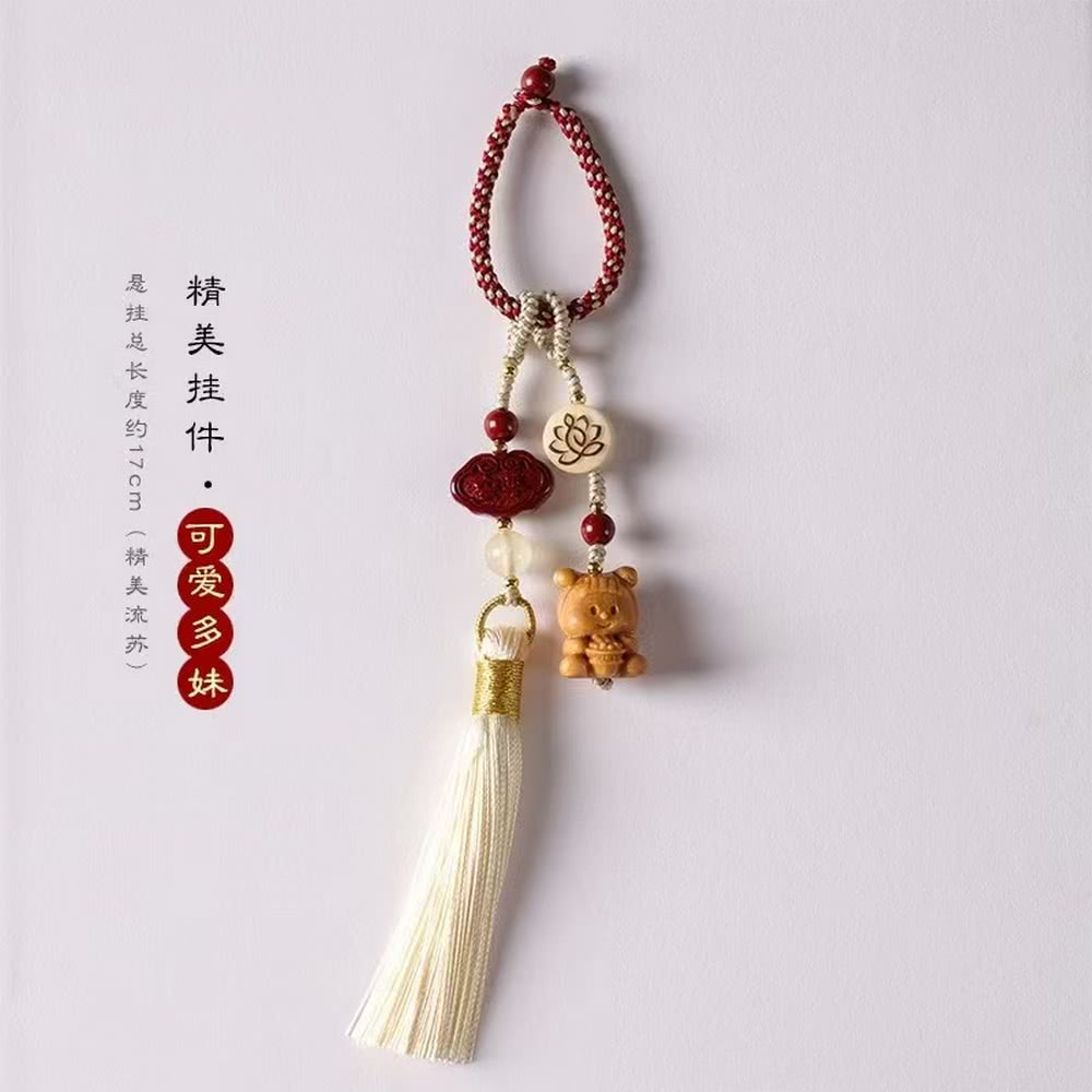 勝弘珠寶 精美流蘇掛墜芭比檀萌天使掛件好評推薦 勝弘珠寶 精美流蘇掛墜芭比檀萌天使掛件好評推薦