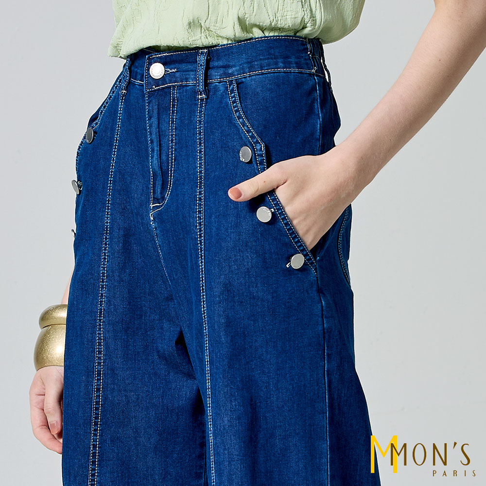 MON’S 彈力修身造型口袋牛仔寬褲評價推薦 MON’S 彈力修身造型口袋牛仔寬褲評價推薦