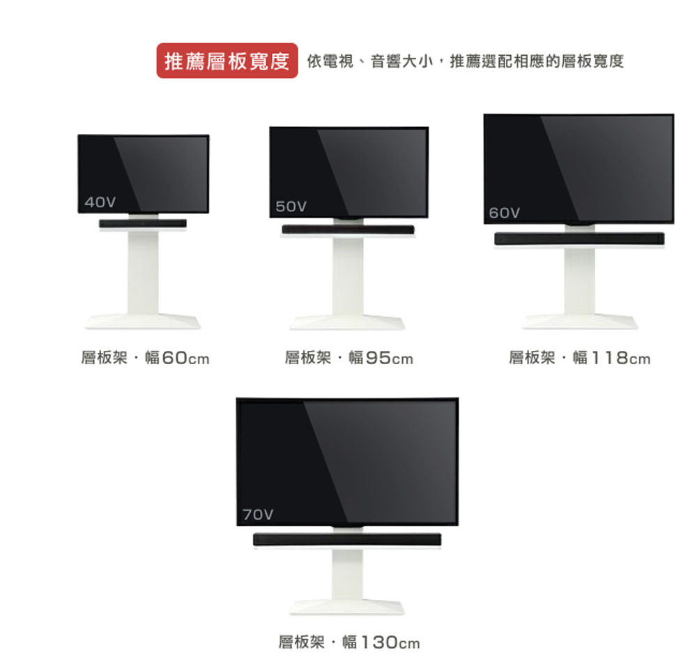 潮傢俬 Stable R3壁掛式電視立架-專用層板架-幅13 潮傢俬 Stable R3壁掛式電視立架-專用層板架-幅13