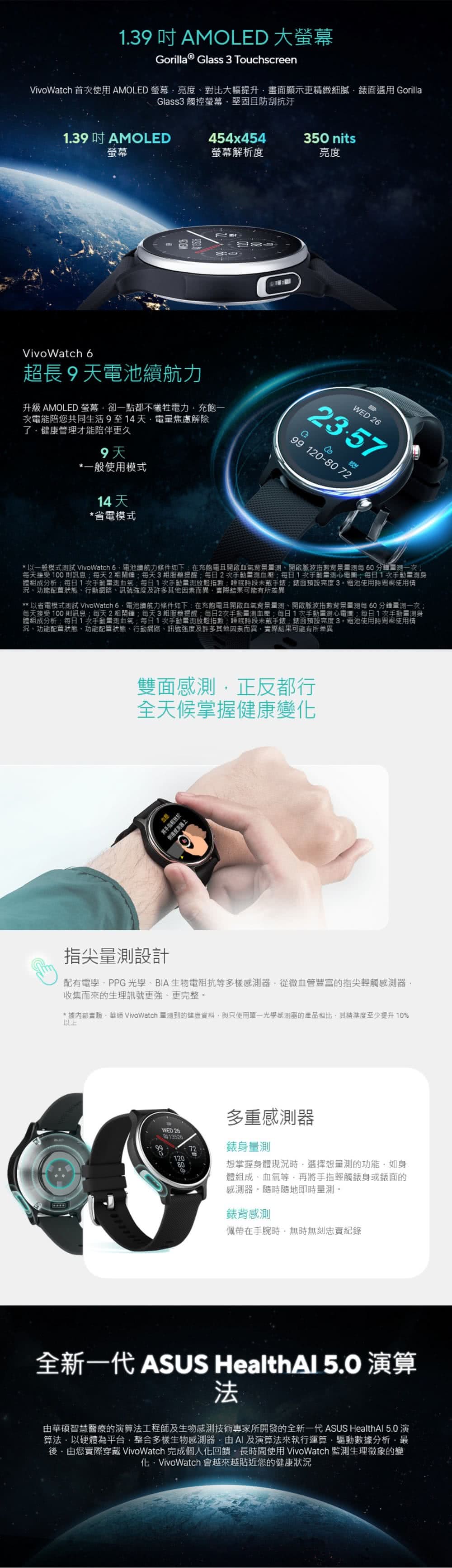 ASUS華碩 VivoWatch 6 - 詳情2