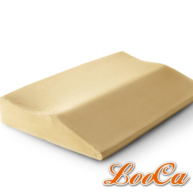 【LooCa】類麂皮護肩寶背記憶枕(2入)